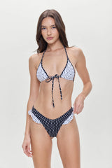 Paradise Halter Bikini Top - Classic Polka Dot