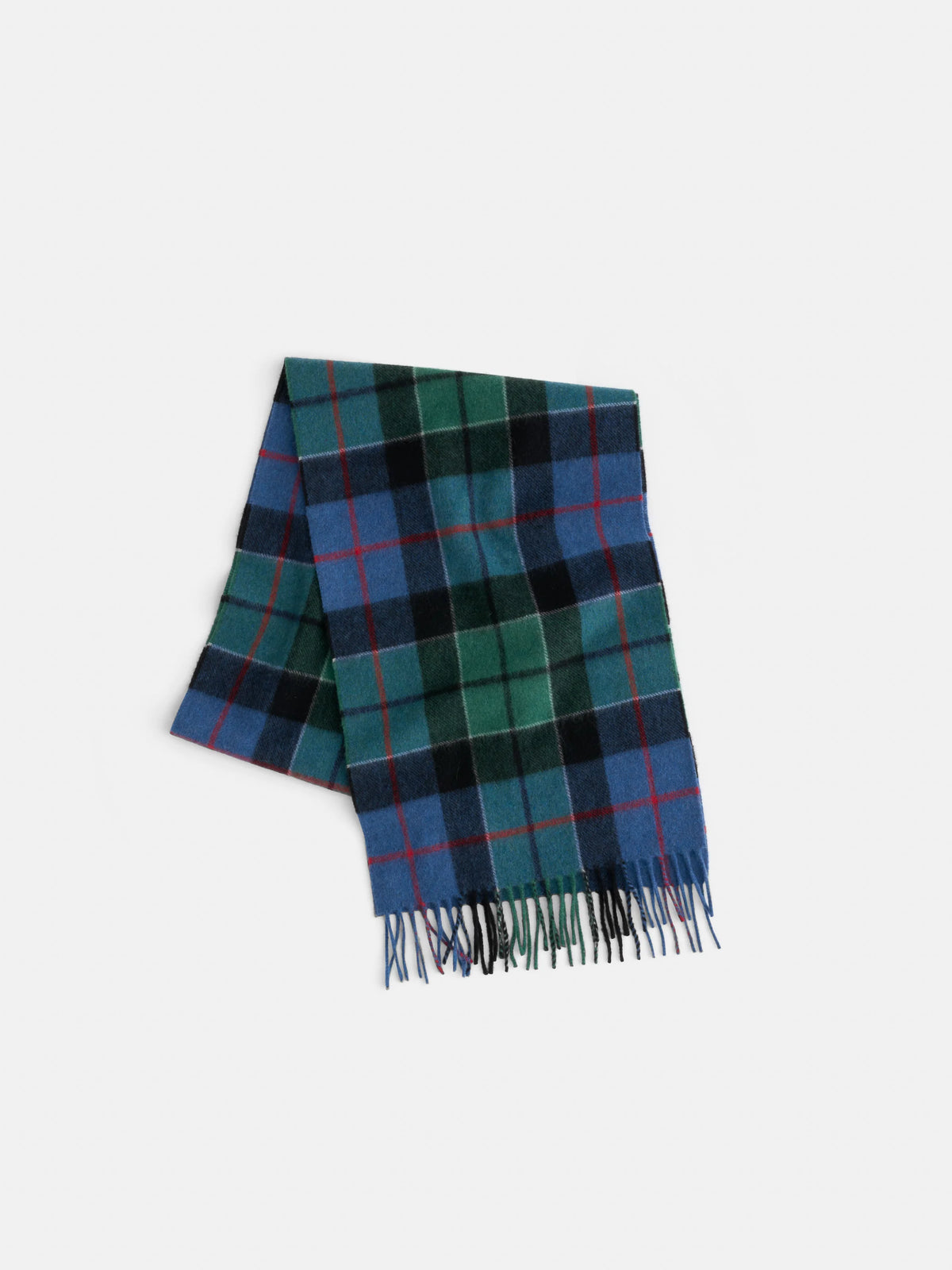 Joshua Ellis Plaid Scarf in Cashmere