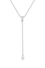 LUV AJ Ball Chain Lariat Necklace