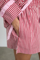 krissy pj boxer - red stripe