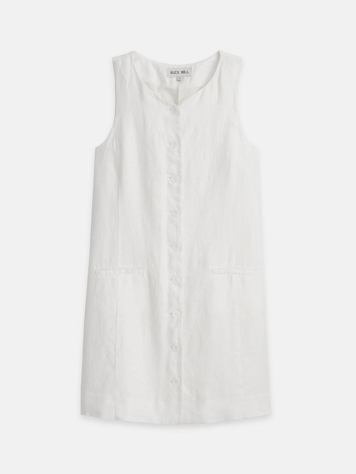Anna Vest Dress In Linen
