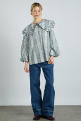 lois blouse - wallpaper floral