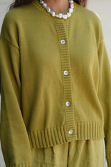 The Cotton Knit Cardigan