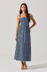 Neelam Smocked Open Back Dress