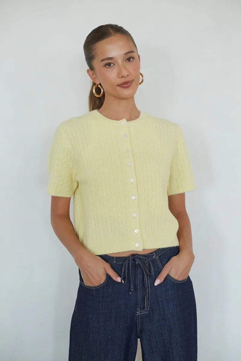 Lauren Cable Knit Cardigan