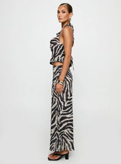 Eleganza Maxi Skirt Zebra