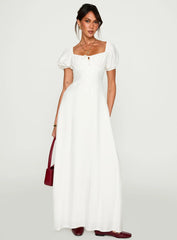 Summer Song Maxi Dress White