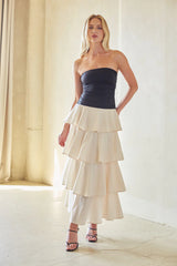 NIA Mathilda Tiered Maxi Dress