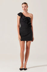 Camilla Ruffle One Shoulder Dress