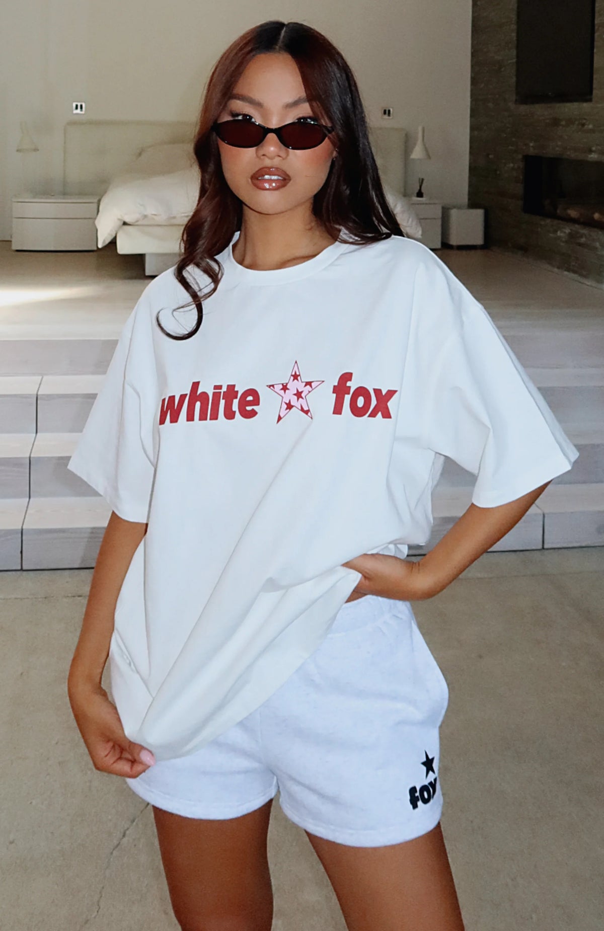 From The Archives Mila Oversized Tee White