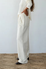 The Eco-Fleece Wide Leg Sweatpants