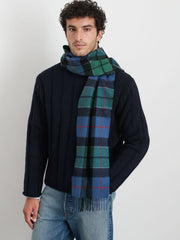 Joshua Ellis Plaid Scarf in Cashmere