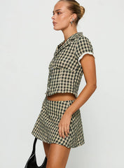 Rhom Set Brown Check