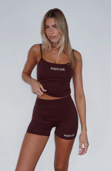 Maybe We Can Try Bike Shorts Chocolate