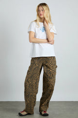 cargo jeans - leopard