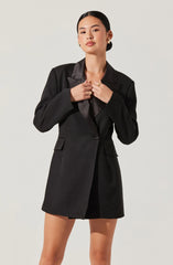 Tuxedo Blazer Mini Dress