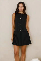 Luxe Intentions Mini Dress Black