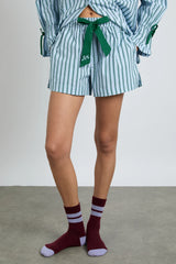 krissy pj boxer - blue stripe