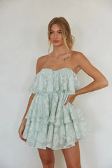 Masie Floral Babydoll Mini Dress