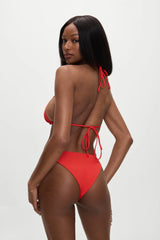 Nick Skimpy Triangle Bikini Top - Market Rose