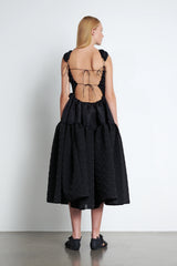 RUTH | PATCH. DRESS ENCORE PATCHWORK | BLACK