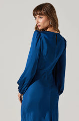 Suzy Satin Cutout Maxi Dress