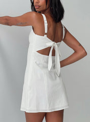 Summer Isles Mini Dress White