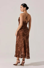 Gaia Burnout Midi Dress