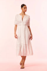 Francilla Cotton Midi Dress