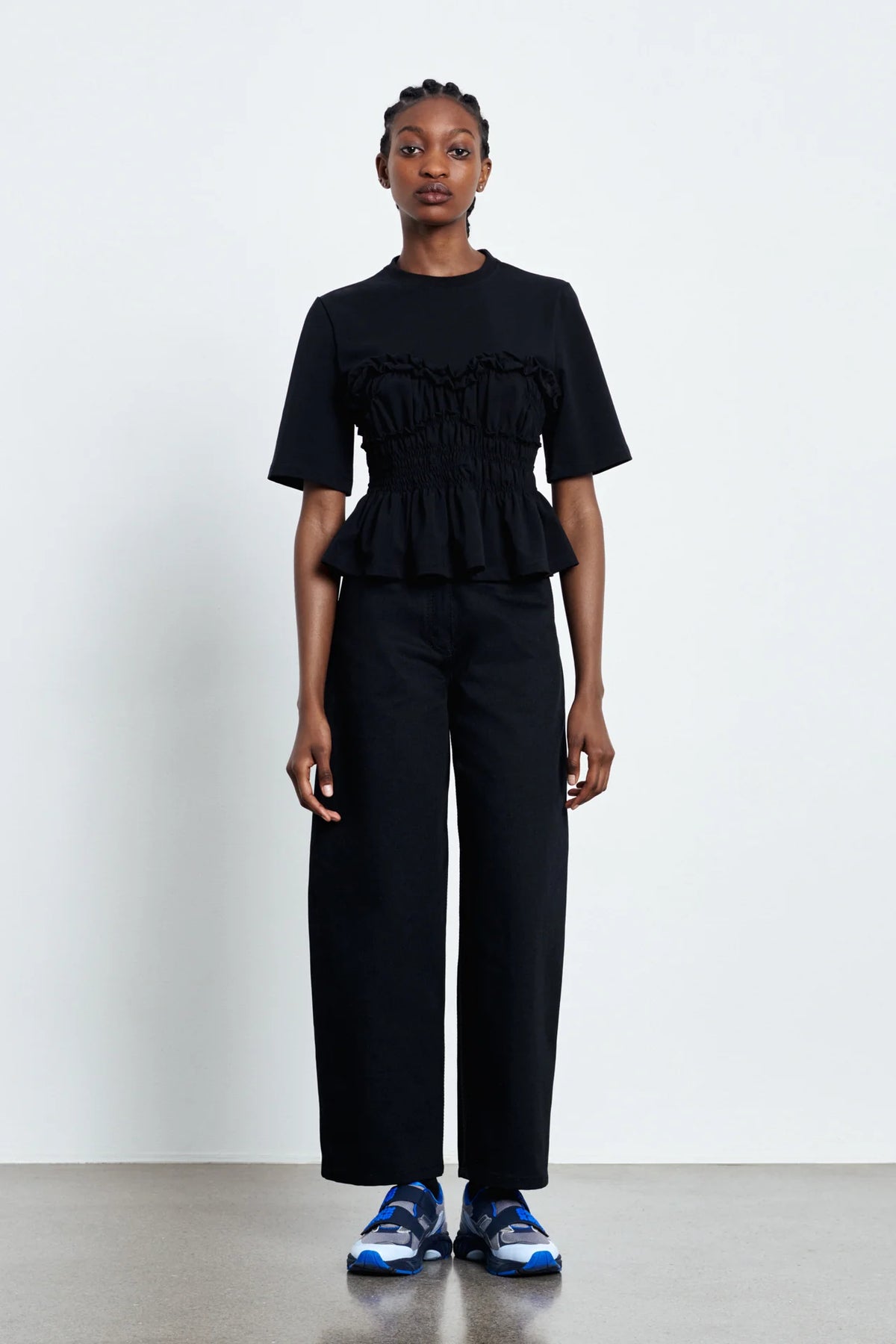 VILDE | T-SHIRT JERSEY BLACK