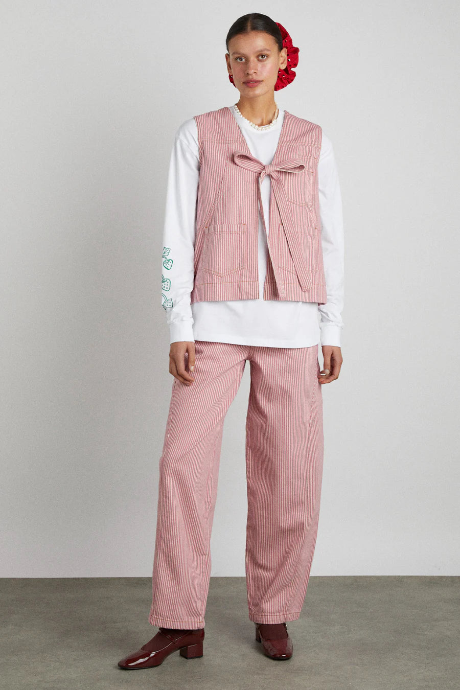 dion jean - pink stripe