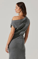 Val One Shoulder Sweater Dress