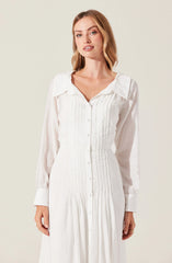 Diell Pleated Midi Dress