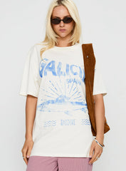 Galicia Spain Graphic Tee White / Blue