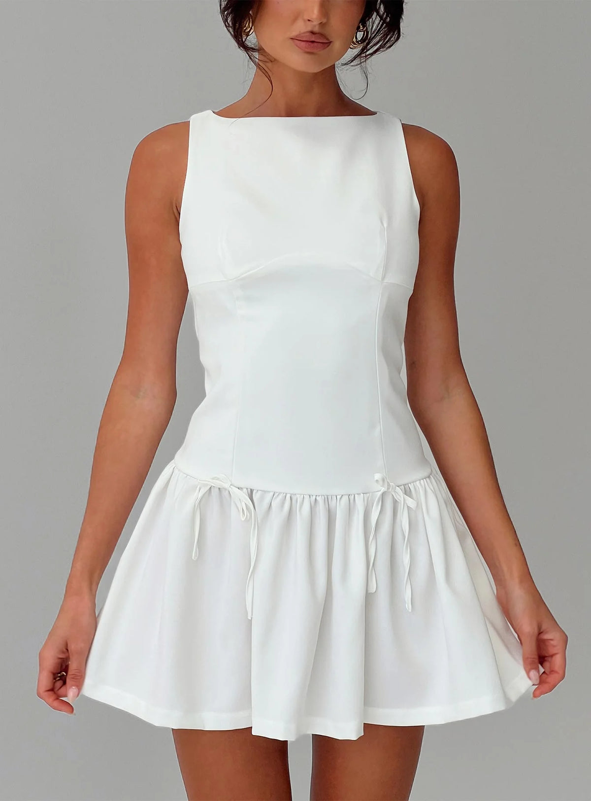Milienne Mini Dress White