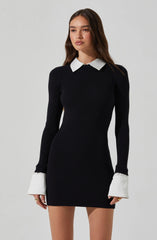 Alexia Mixed Media Mini Dress