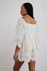 lana blouse - broderie