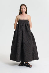 BETH | DRESS WINDROSE MATELASS… BROWN