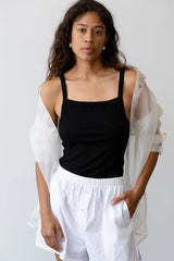 The Baby Rib Square Neck Tank