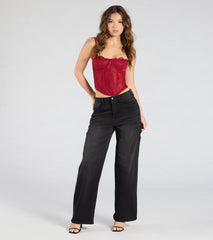 Total Bombshell Lace Corset Top