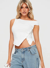 Karre Off The Shoulder Top White