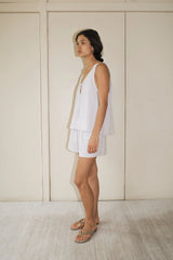 U Shape Cotton Set - Lake Stripe