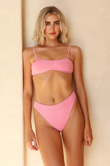 Seashore High Waist Cheeky Bikini Bottom