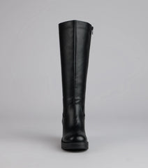 City Edge Wide Calf Platform Boots