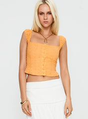 Jenalee Top Orange
