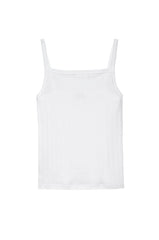 The Pointelle Square Neck Tank