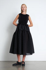 RUTH | PATCH. DRESS ENCORE PATCHWORK | BLACK