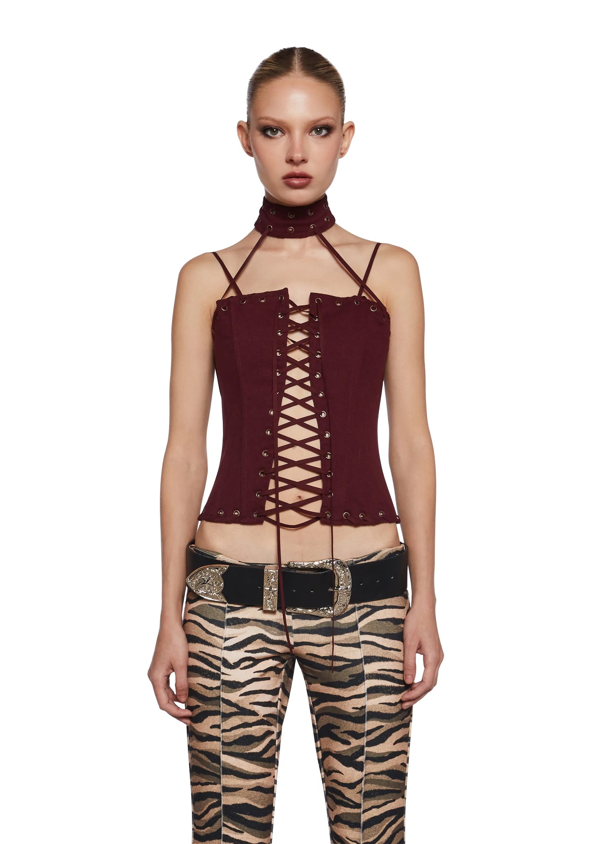 Waited All Night Corset Top