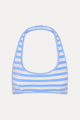 Skyler Striped Halter Bikini Top - Ashbury Stripe