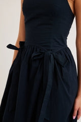 penelope apron dress - navy